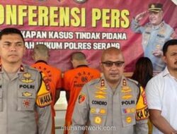Polres Serang Tuntaskan Lebih dari Seribu Kasus Kriminal Sepanjang 2025