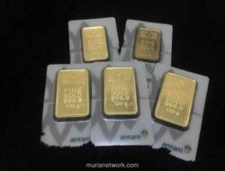 Emas Antam Tembus Rp2,6 Juta per Gram di Akhir Pekan