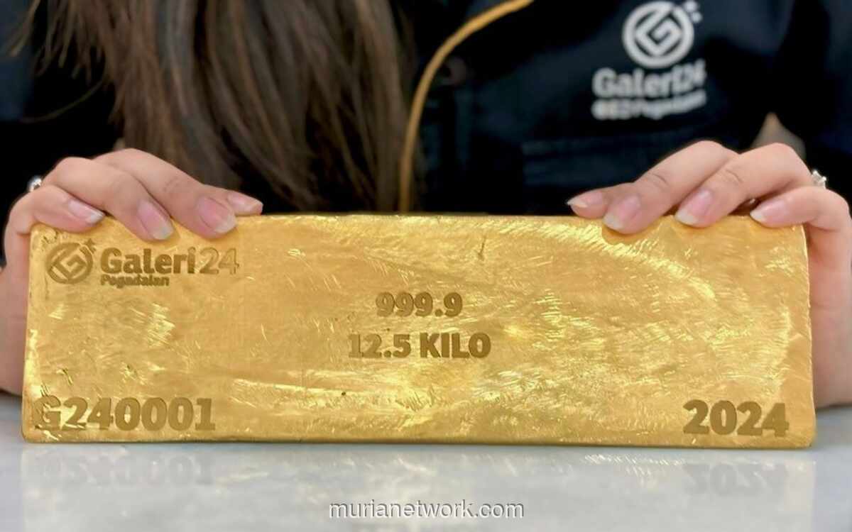 Harga Emas Pegadaian Minggu Ini: Galeri24 Stagnan, UBS Turun Tipis