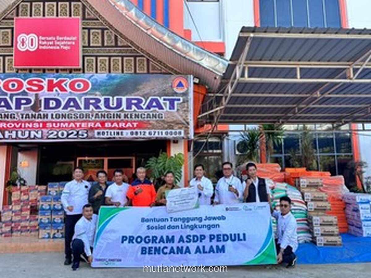 ASDP Gerak Cepat Salurkan Bantuan Rp185 Juta ke Daerah Terdampak