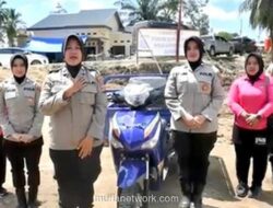 Polwan Jakarta Pusat Kirim Motor Roda Tiga untuk Bantu Medan Berat Tapsel