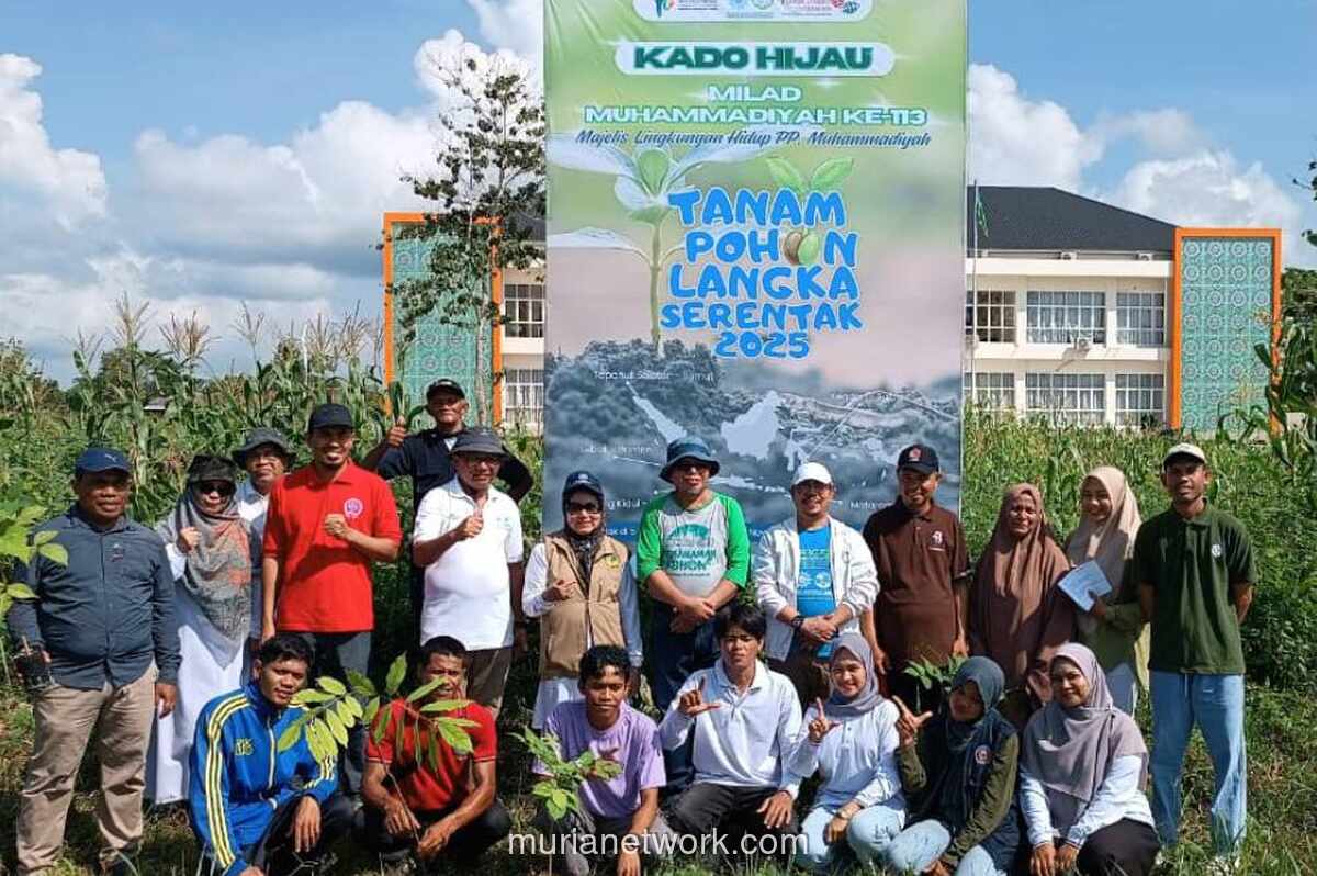 Muhammadiyah Tanam Pohon Langka di Tanah Wakaf untuk Selamatkan Bumi