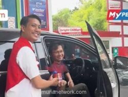 Pertamina Tebar Hampers Natal di SPBU Sumut, Dukung UMKM Lokal