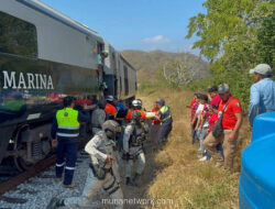 Kereta Angkatan Laut Meksiko Anjlok di Oaxaca, 15 Penumpang Terluka