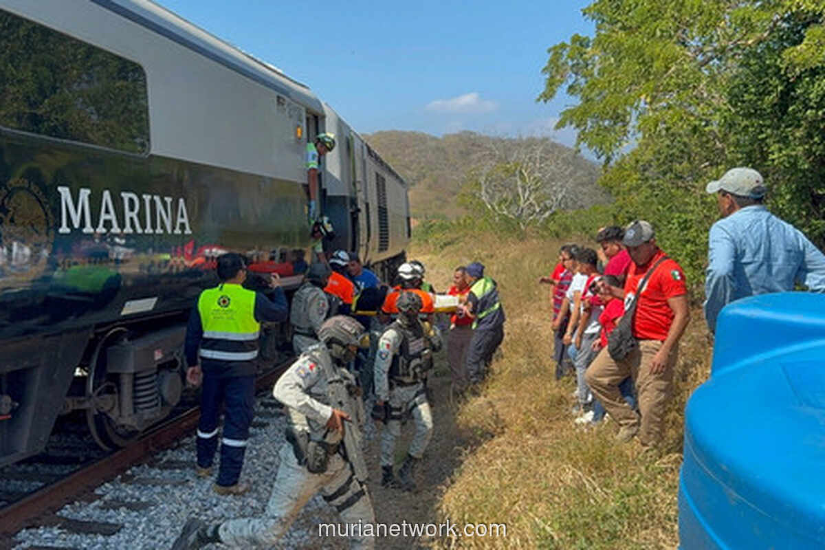 Kereta Angkatan Laut Meksiko Anjlok di Oaxaca, 15 Penumpang Terluka