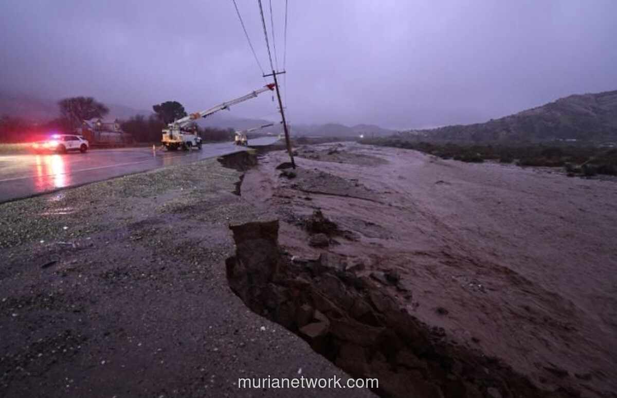Badai Sungai Atmosfer Guncang Los Angeles, Libur Natal Berubah Jadi Malam Waspada