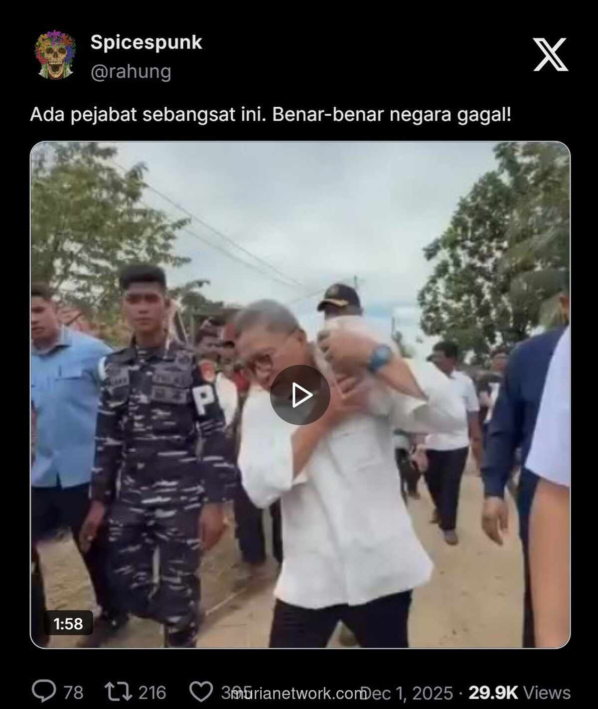 Zulkifli Hasan dan Panggung Pencitraan di Tengah Banjir