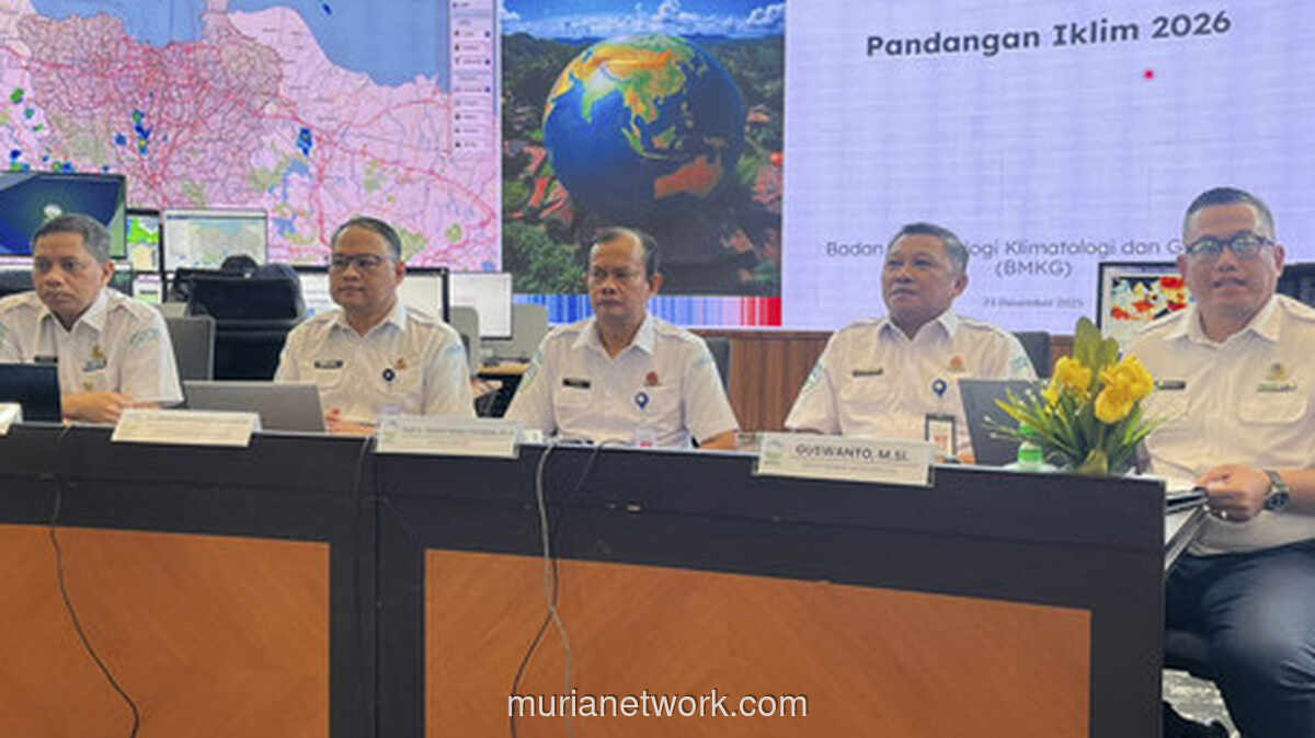 BMKG Prediksi Awal 2026 Diawali Hujan Lebat, Waspada Banjir dan Longsor