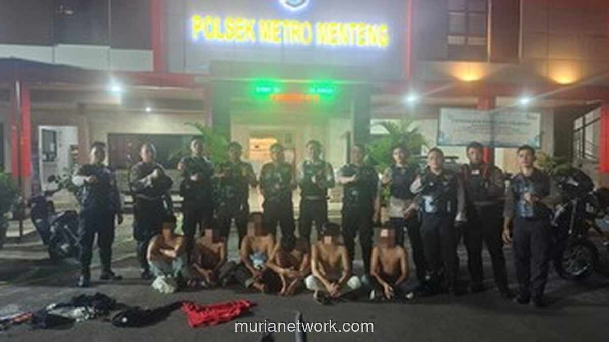 Enam Pemuda Diamankan Saat Bersiap Tawuran di Menteng, Dua Celurit Disita