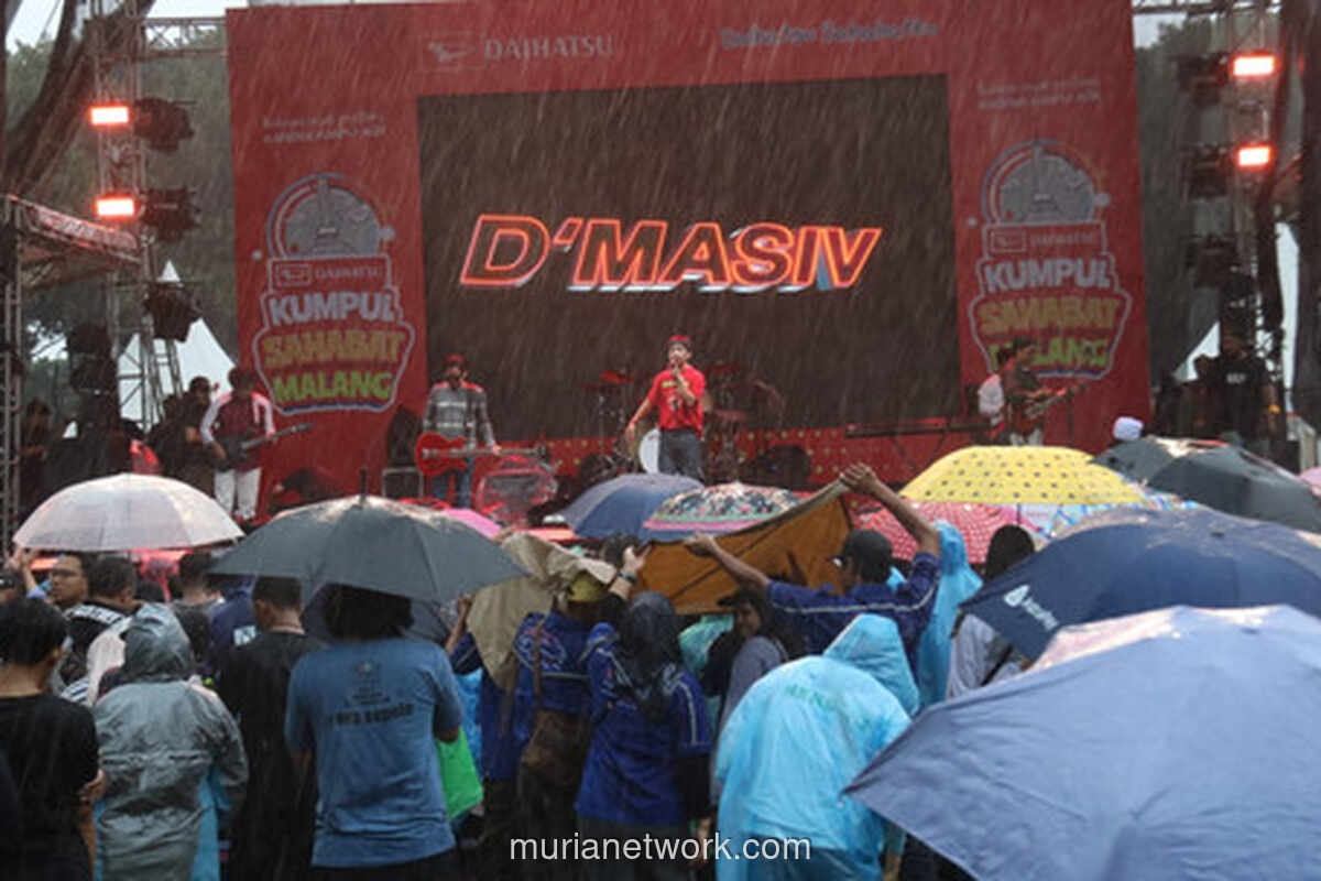 Hujan Tak Halau Hebohnya DMasiv di Kumpul Sahabat Daihatsu Malang