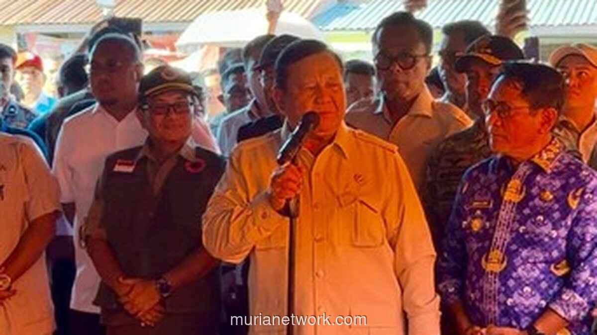 Prabowo Turun Langsung, Tinjau Pemulihan Pascabanjir di Sumatera Barat