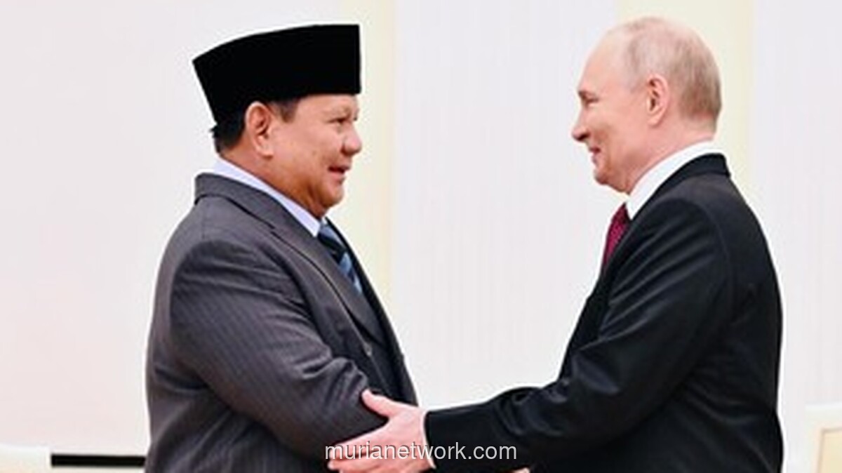 Prabowo Sapa Putin di Kremlin: Jangan ke India Saja, Datang Juga ke Indonesia
