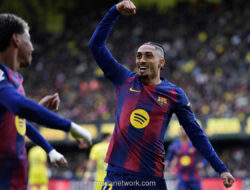 Barcelona Hajar Villarreal di Markas, Kartu Merah dan Penalti Warnai Laga