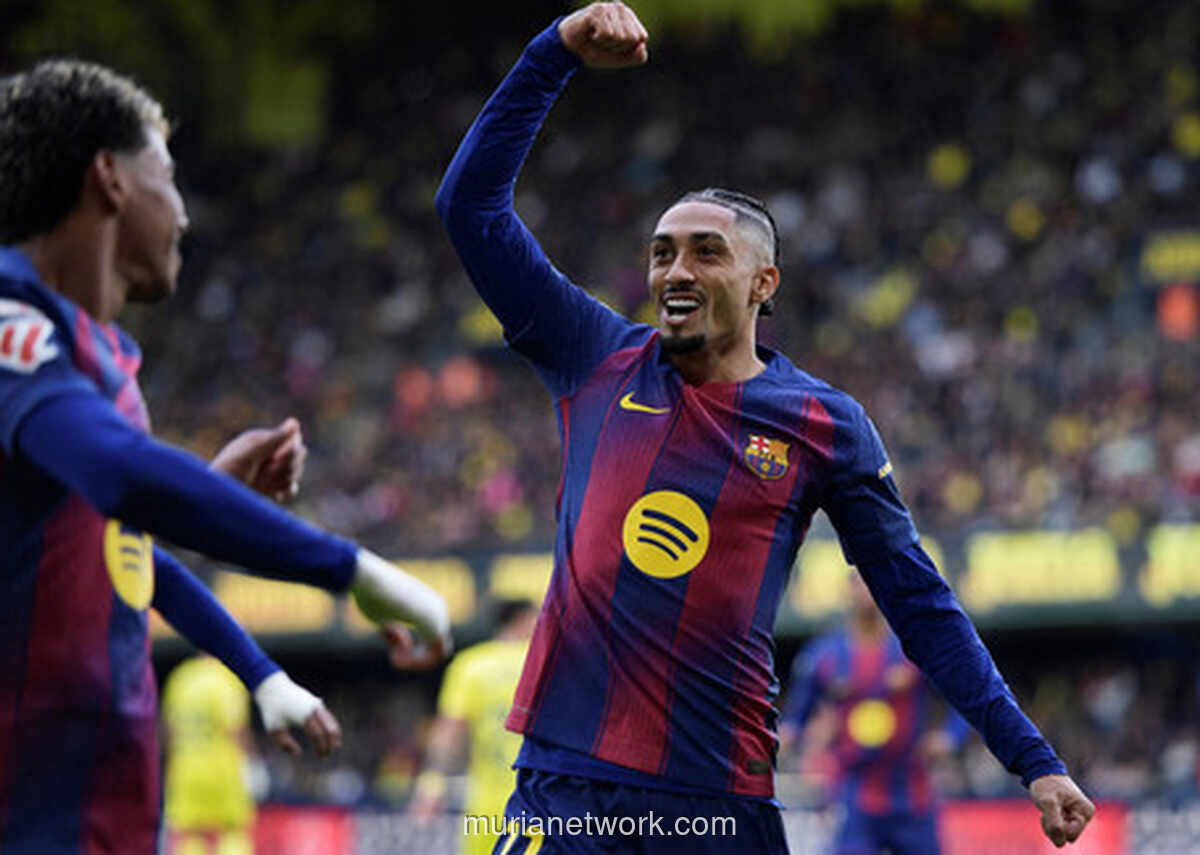 Barcelona Hajar Villarreal di Markas, Kartu Merah dan Penalti Warnai Laga