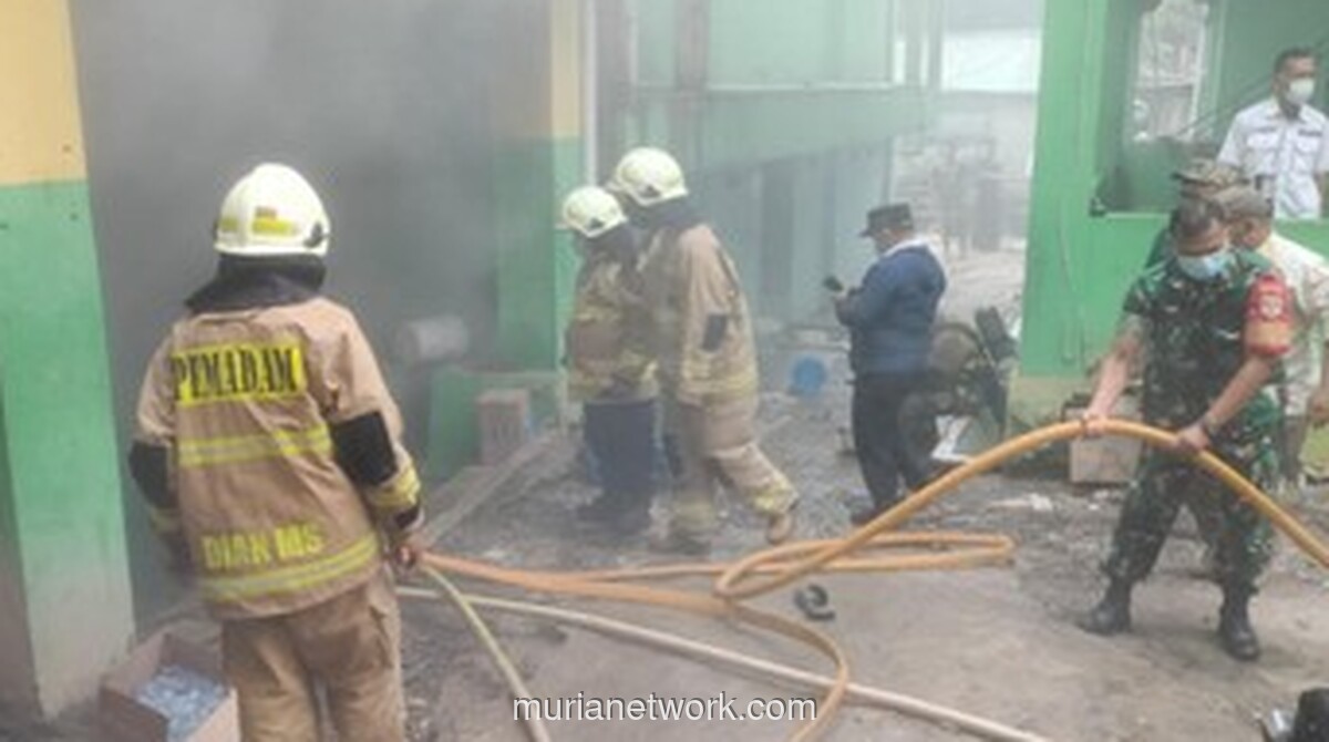 Korsleting Picu Kebakaran di Basement Pesantren, Tiga Santri Alami Sesak Napas
