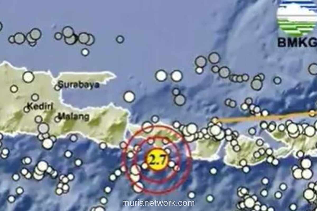 Gempa Magnitudo 2,7 Guncang Kuta Selatan, Kedalaman 100 Km