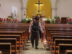 Gegana dan Anjing Pelacak Dikerahkan untuk Amankan 1.160 Gereja di Ibu Kota