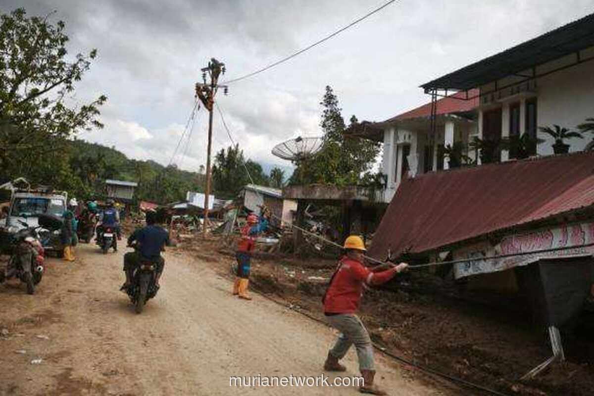 Terang Kembali di Sumbar, Pasokan Listrik Pulih 100 Persen Pascabencana