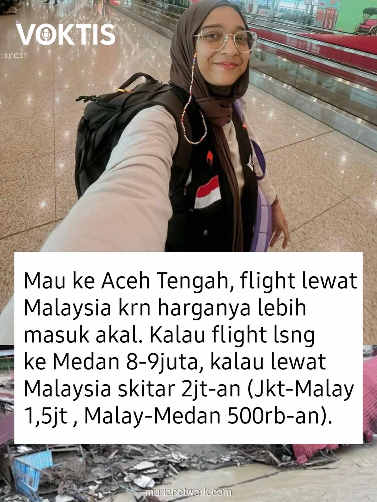 Relawan Terpaksa Transit ke Malaysia Demi Bantuan ke Aceh, Tiket Domestik Dinilai Tak Masuk Akal