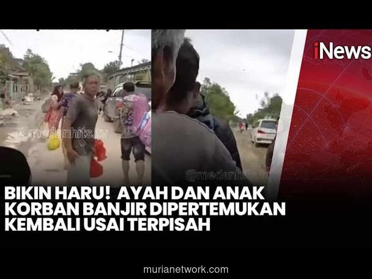 Pelukan Haru di Tengah Banjir Aceh Tamiang: Kisah Reuni Ayah dan Anak yang Singkap Krisis Pangan