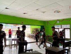 Gotong Royong Brimob dan Warga Agam: Dari Sekolah hingga Posko Kesehatan