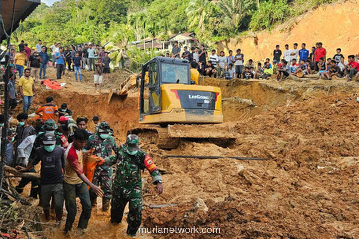 Korban Tewas di Sibolga Capai 56 Jiwa, Delapan Warga Masih Hilang Tertimbun Longsor