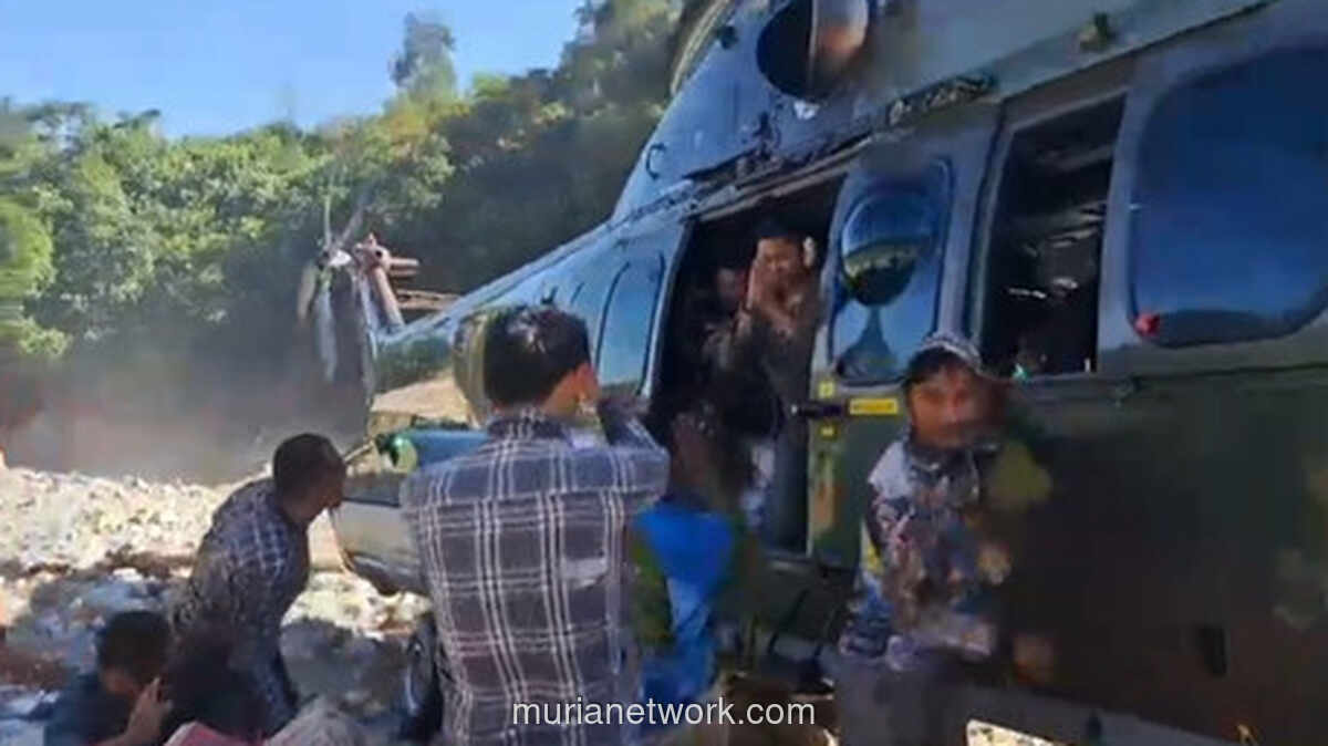 Durian dari Warga Gayo Lues untuk Awak Helikopter Bantuan