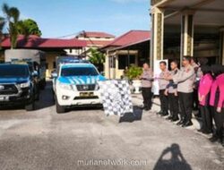 Solidaritas Tanpa Batas: Polres Kampar Kirim Bantuan dan Personel ke Korban Bencana Agam