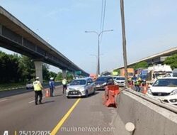Contraflow Diterapkan di Tol Jakarta-Cikampek, Antrean Mengular Sejak Pagi