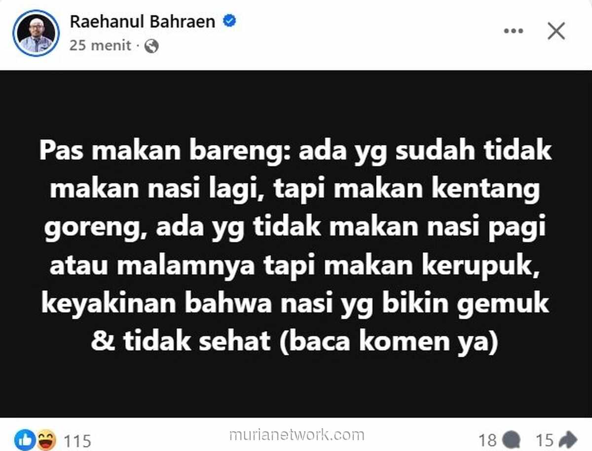 Diet Tanpa Nasi: Benarkah Jalan Pintas Menuju Sehat?