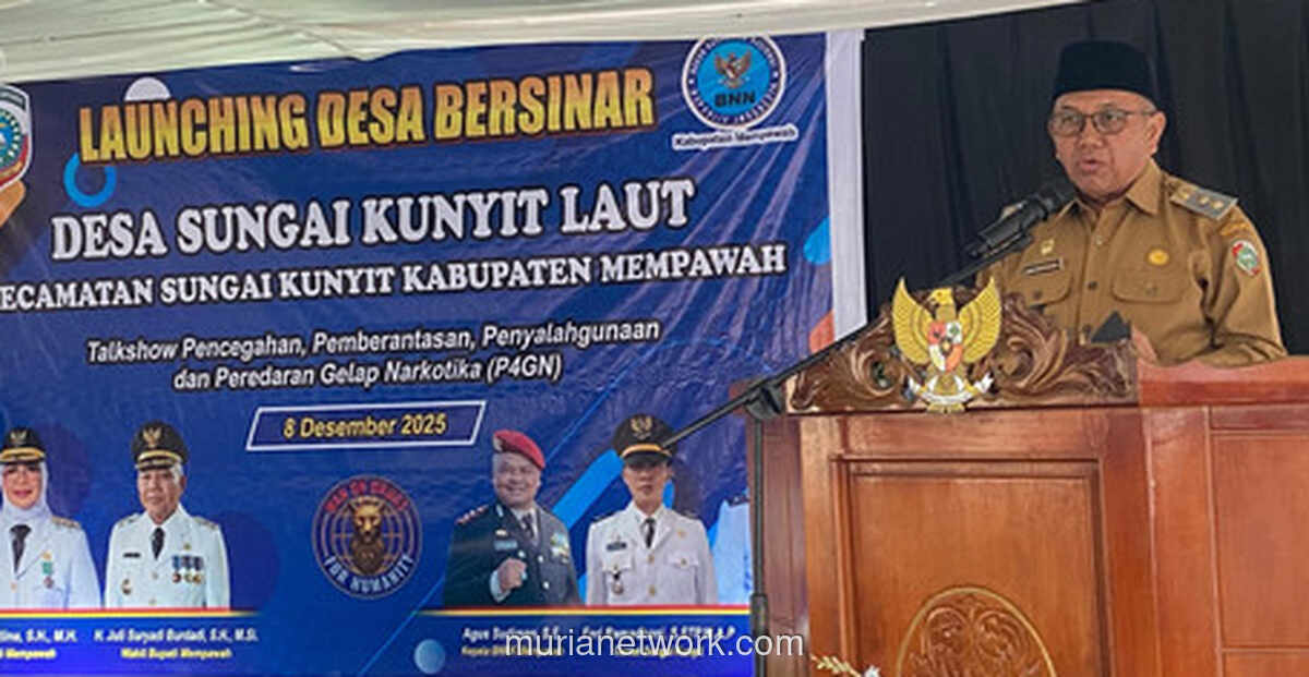 Mempawah Resmikan Desa BERSINAR, Benteng Pertama Perangi Narkoba di Tingkat Desa