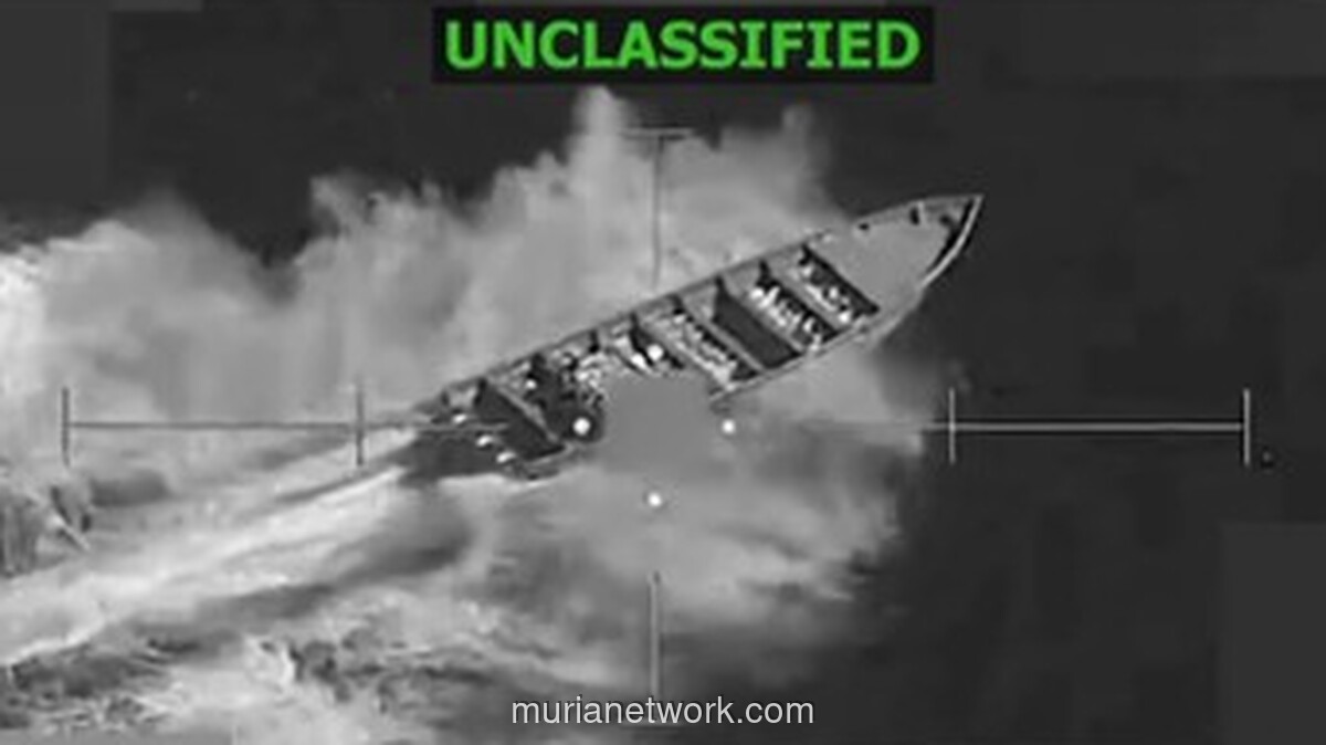 Empat Tewas dalam Serangan AS ke Kapal Diduga Pengedar Narkoba di Pasifik Timur