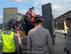 Polantas Aceh Buka Jalan Logistik di Tengah Banjir, Beralih ke Mode Operasi Kemanusiaan
