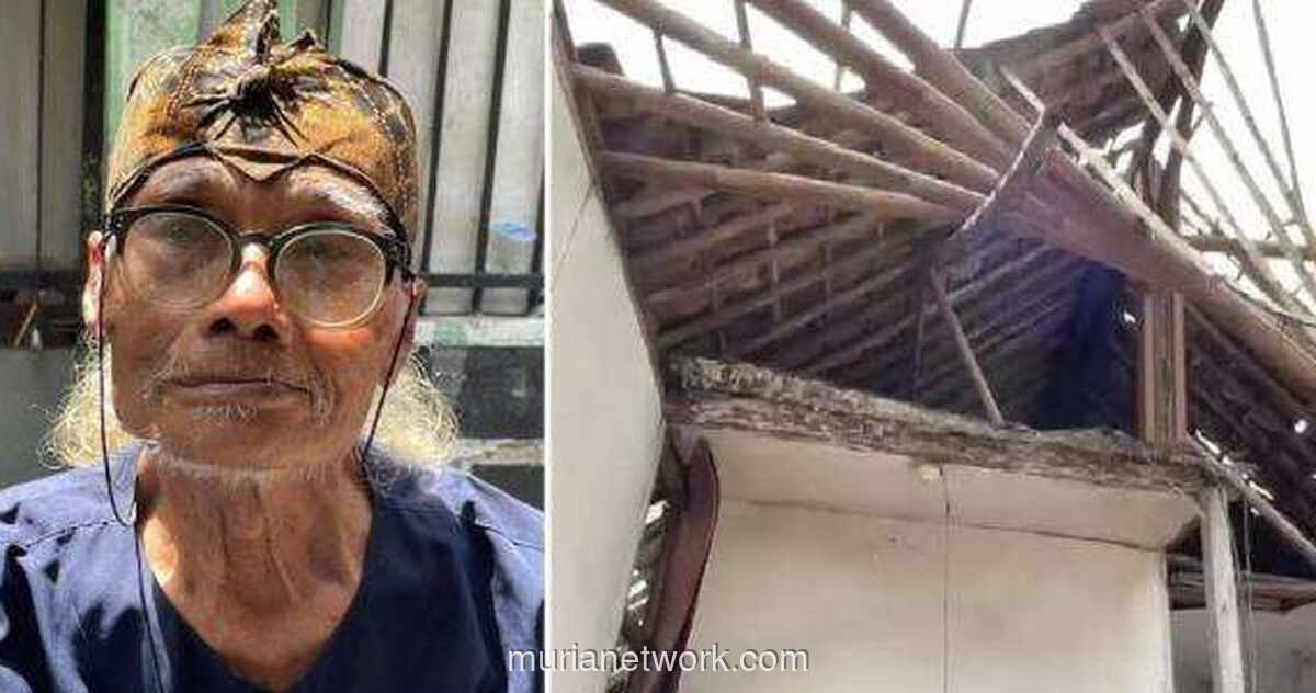 Diding Boneng Syukuri Selamat, Rumah Lapuk Ambruk Usai Hujan