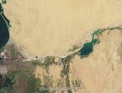 Terusan Suez Bangkit, Pendapatan Melonjak 17,5 Persen