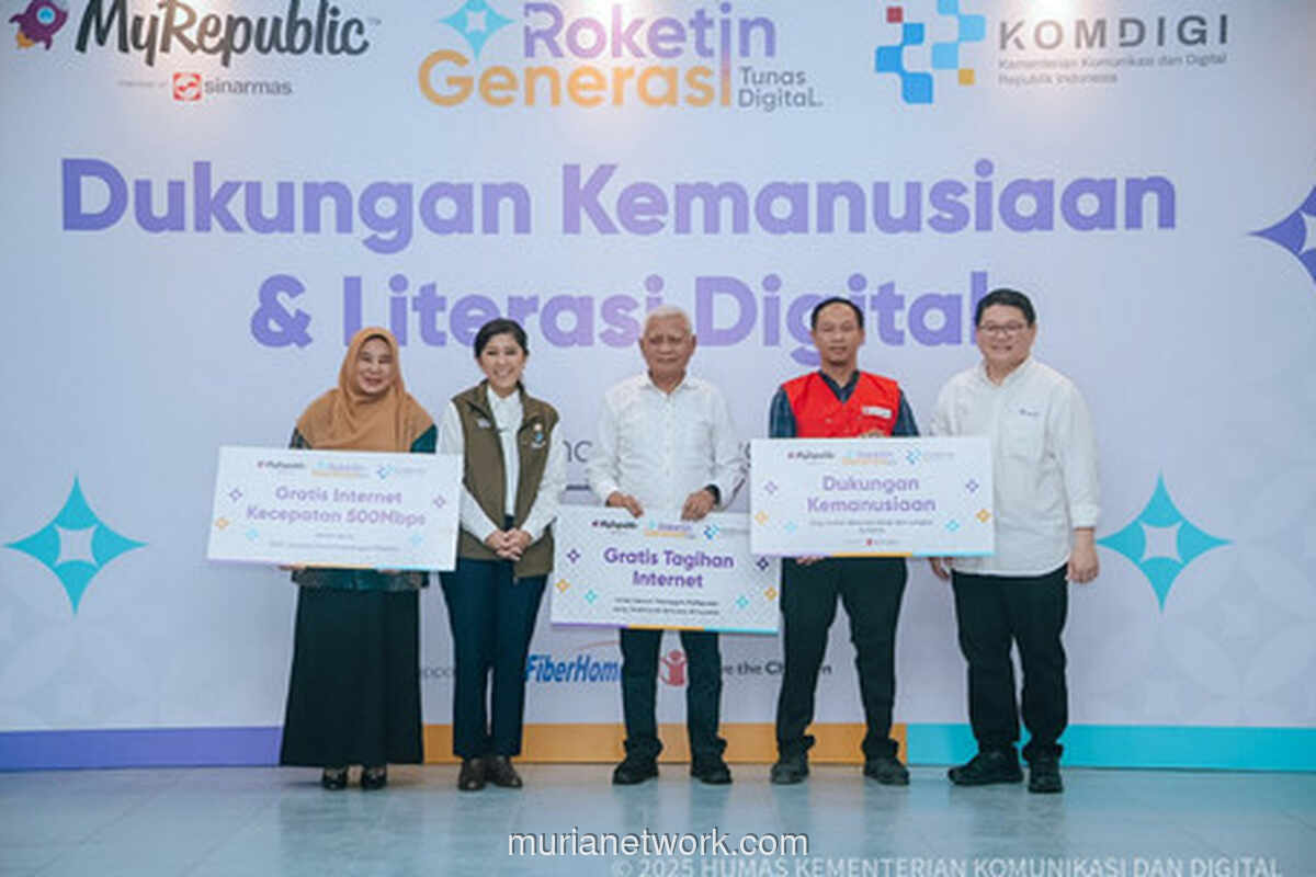 Internet 500 Mbps Pulihkan Sekolah Terdampak Banjir, Duta Digital Dicanangkan