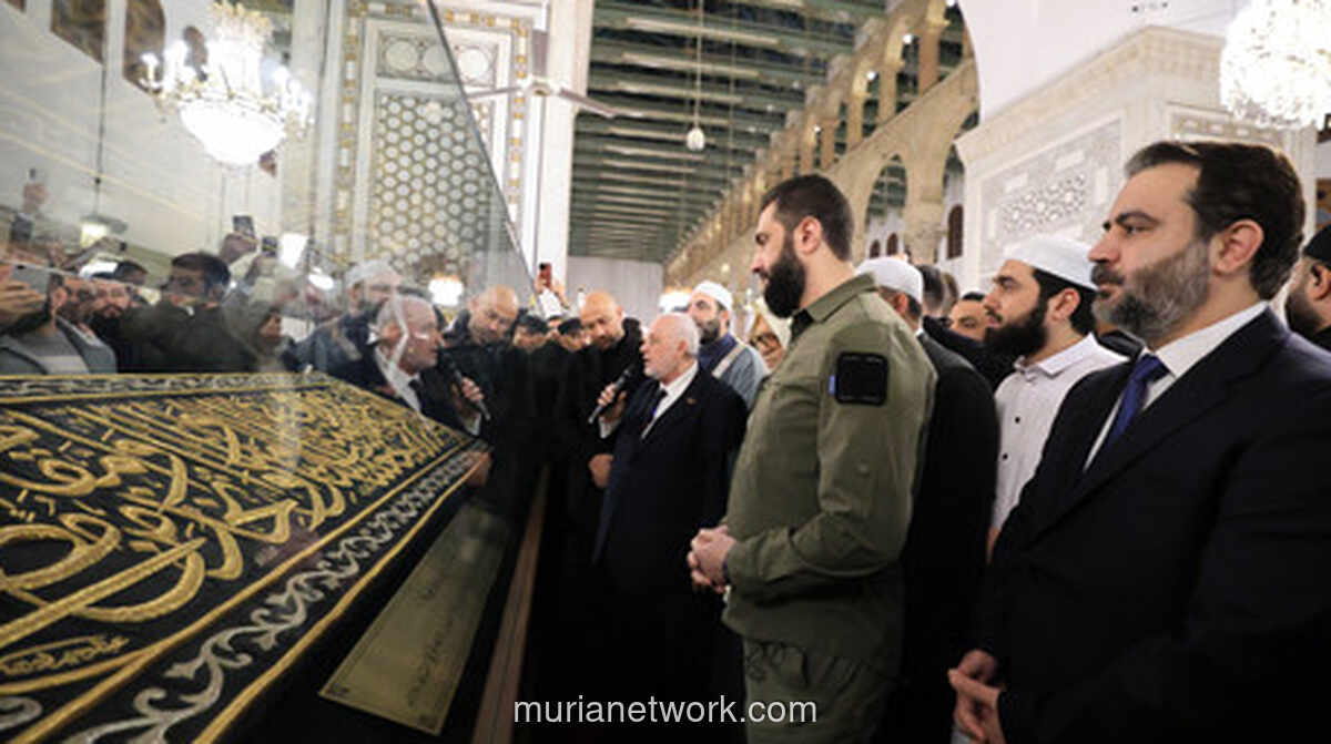 Kain Suci Kabah Tiba di Damaskus, Jawab Misteri Kotak Hijau di Masjid Umayyah