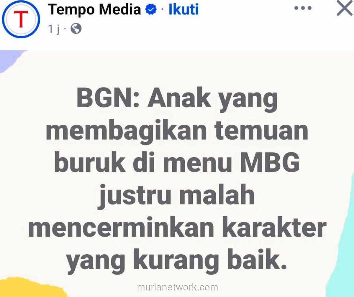 Belatung di Piring, Rakyat Disuruh Bersyukur?