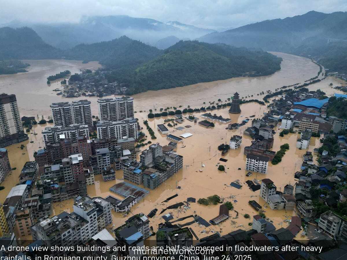 China Tangani Banjir dengan Komando Tunggal dan Teknologi Canggih