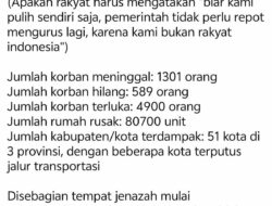 Bencana Nasional: Rakyat Terlantar, Pemerintah Diam