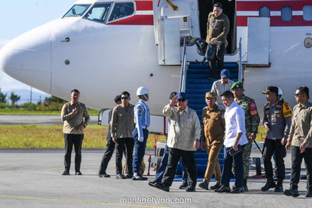 Prabowo Terbang ke Reruntuhan Jembatan dan Pengungsian Korban Banjir Sumatera