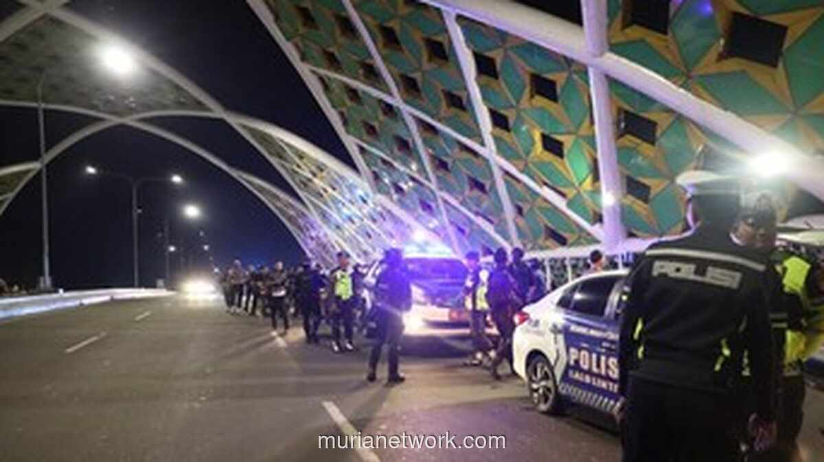 Malam Tak Sepi di Serang, Patroli Gabungan Amankan Perayaan Natal