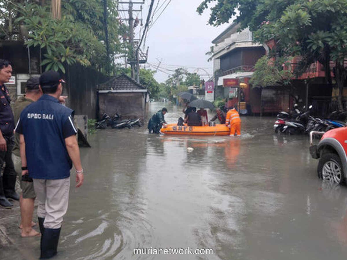 Bibit Siklon 93S Picu Banjir di Lima Kabupaten Bali, Satu Tewas