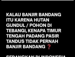 Misteri Timur Tengah yang Tak Pernah Banjir: Rahasianya Bukan di Hutan, tapi di Langit