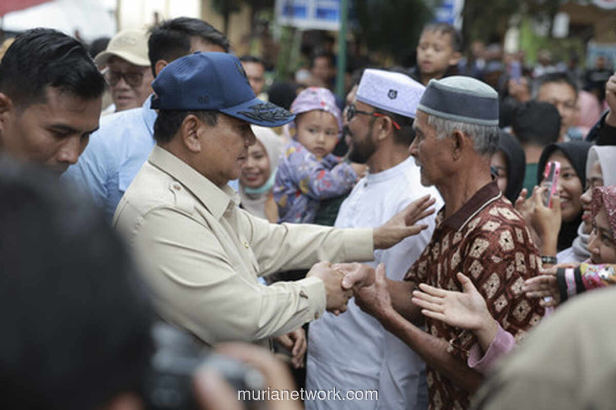 Prabowo Tegaskan Kalian Keluarga Kami di Tengah Reruntuhan Langkat