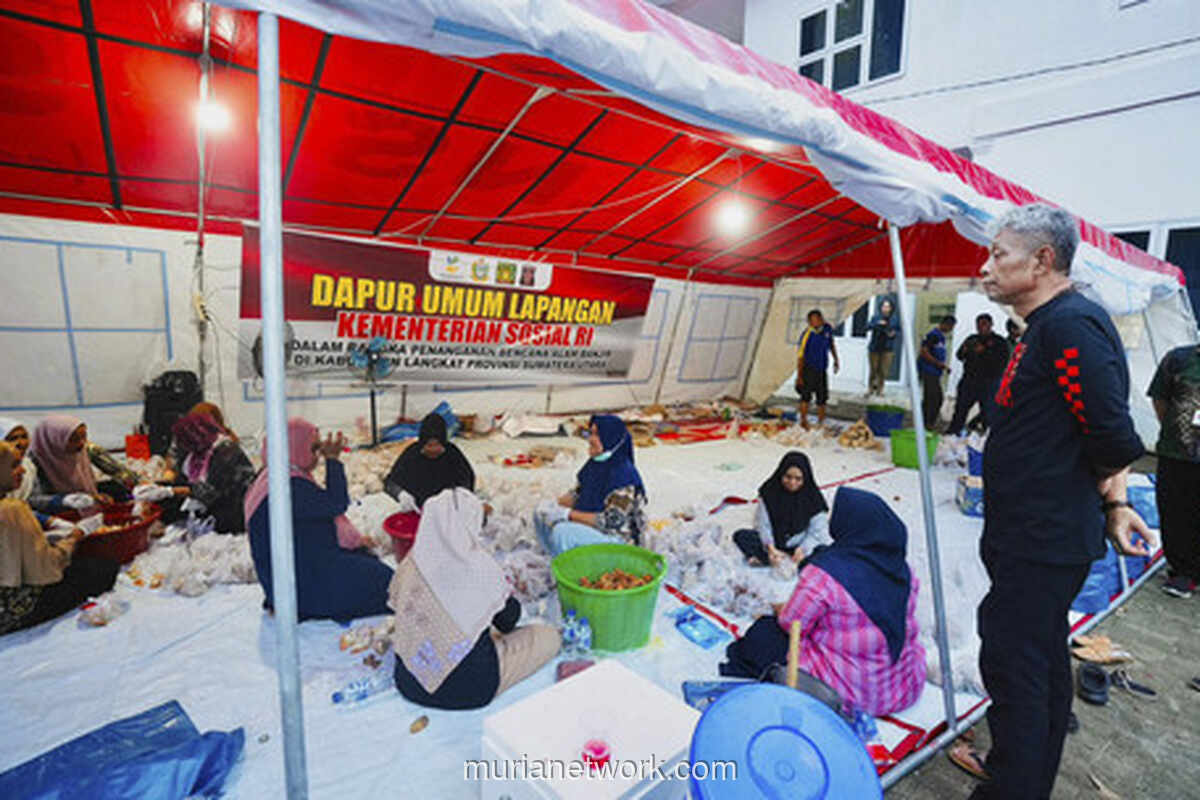 Wamen Sosial Tinjau Langkat, 200 Ribu Jiwa Terdampak Banjir