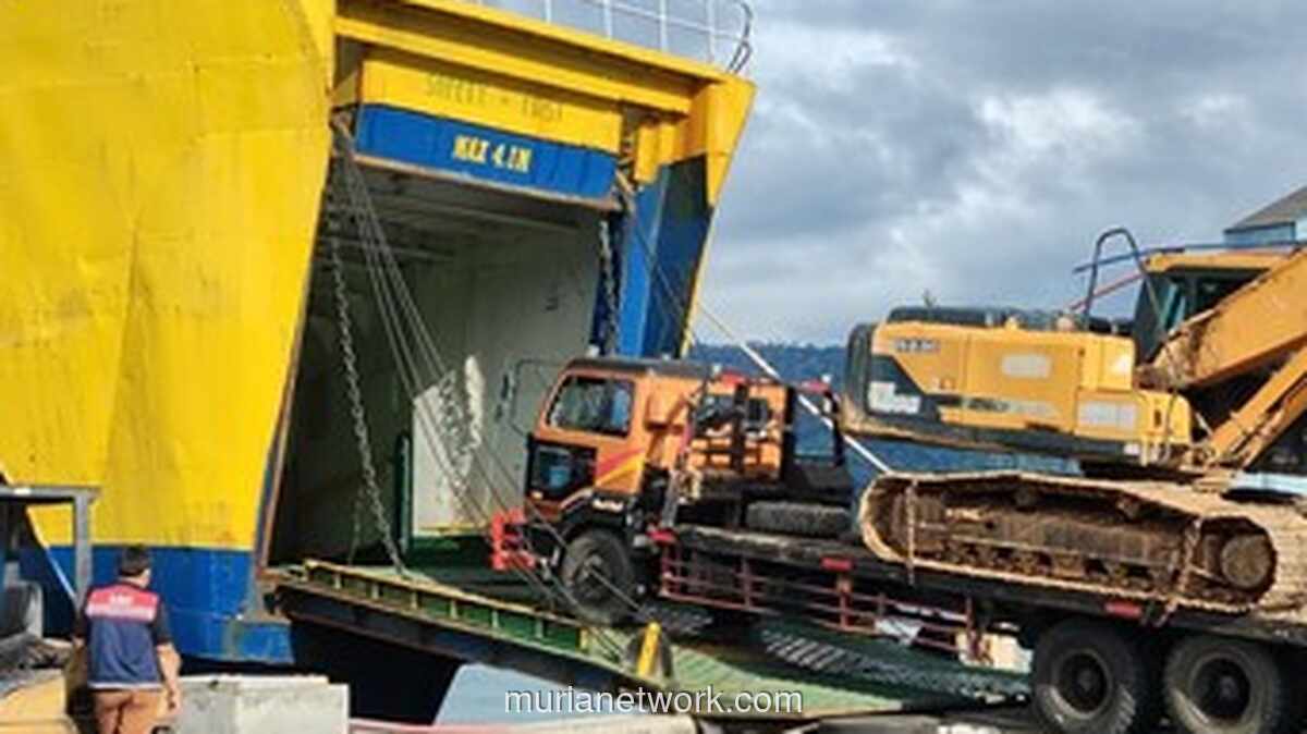 Ferisi Harapan Berangkat dari Teluk Bayur, Bawa Alat Berat untuk Buka Jalan Terisolasi