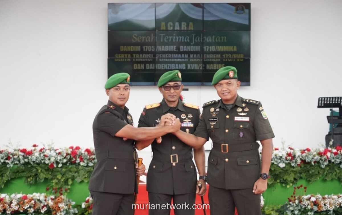 Tongkat Komando Kodim Mimika Beralih ke Tangan Letkol Inf Redi