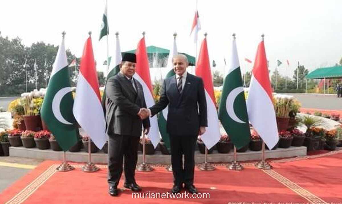 Jet Tempur Pakistan Kawal Prabowo di Langit, Sambutan Hangat di Islamabad