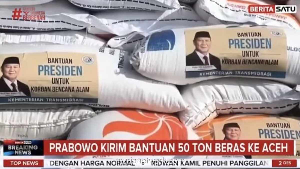 Stiker Wajah di Karung Beras Bencana: Bantuan atau Kampanye Terselubung?